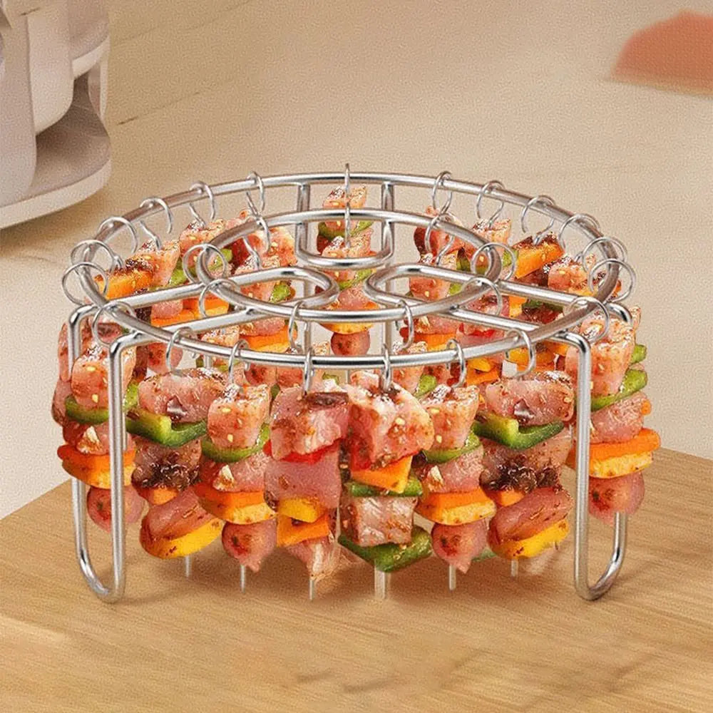 Suporte para espetinhos na air fryer